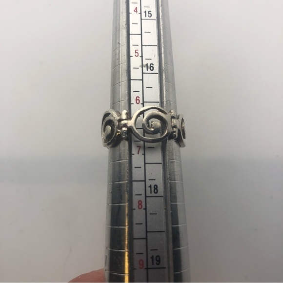 VTG Sterling Silver Spirals Band Stamped 925 CMA Sz 6.5 - Picture 8 of 8